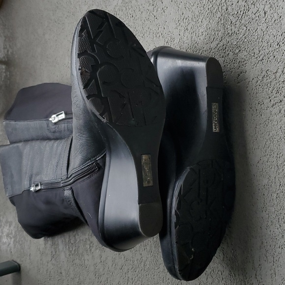 Calvin Klein Taya Leather Boots, 7 - Picture 8 of 13